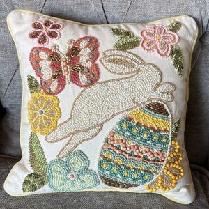 Pier 1 beaded pillow.